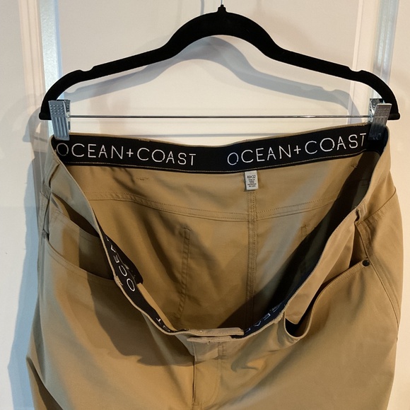 Ocean + Coast 5 Pocket Stretch Pants - 40x32 - Nature Tan - Picture 6 of 10